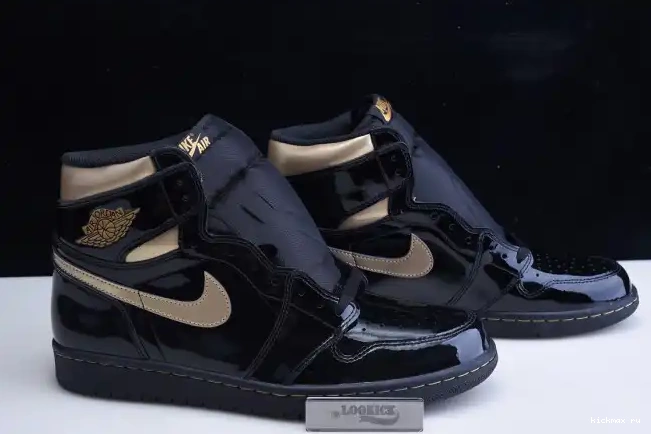 Cheap (2020) METALLIC JORDAN RETRO BLACK AIR 555088-032 GOLD 1 HIGH 0513